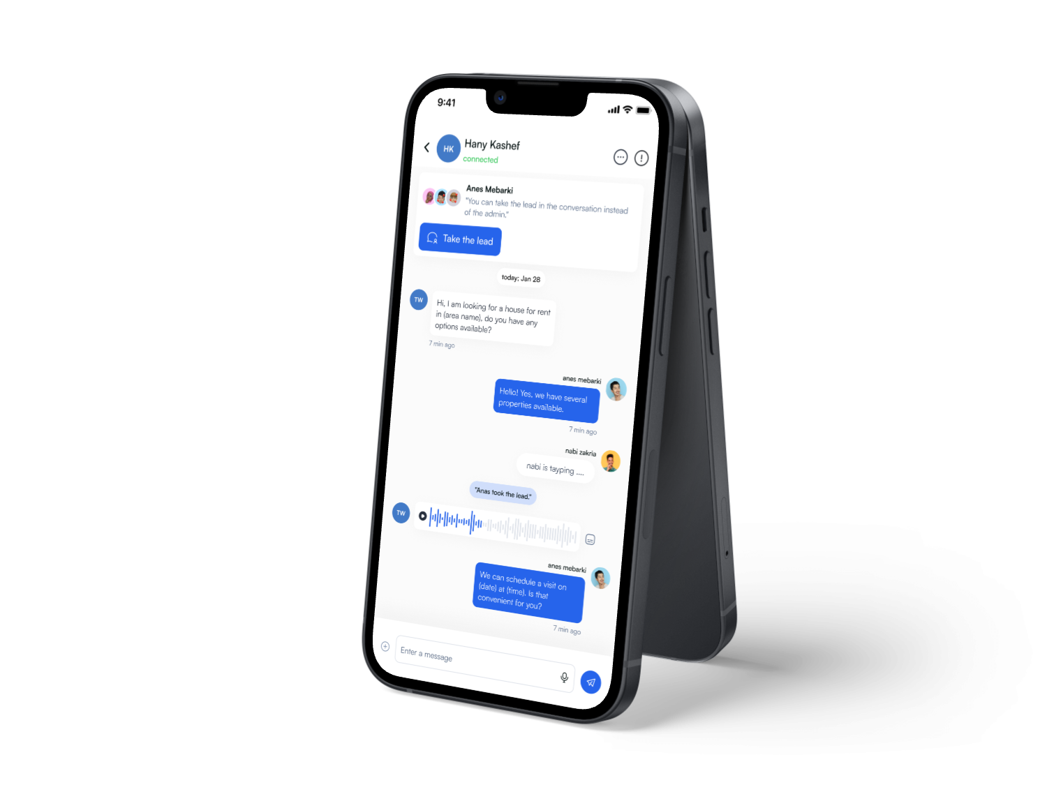 Preview of the Casaikos mobile app